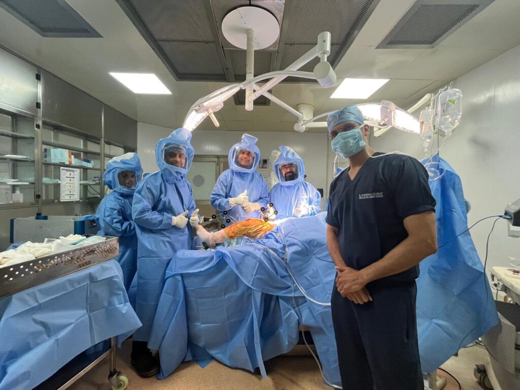 knee resurfacing patient Mohali happy recovery Chandigarh Kashmir