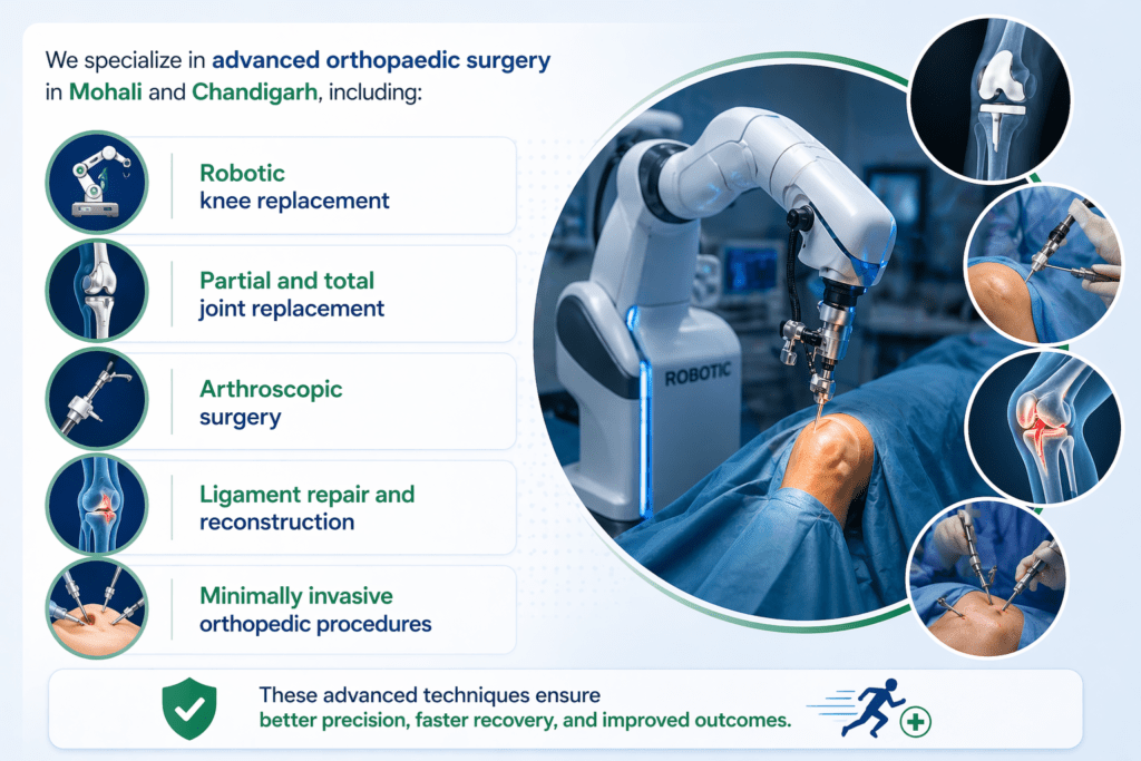 orthopedic doctor Mohali joint replacement surgeon Chandigarh orthopedic specialist Srinagar