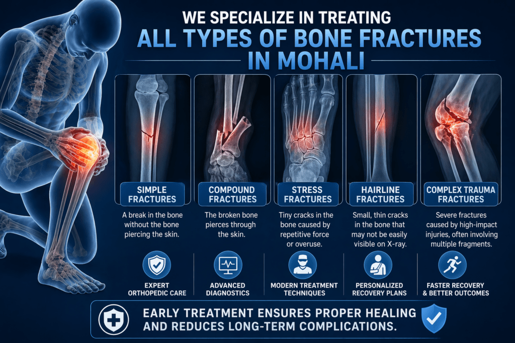 bone fracture treatment Mohali orthopedic doctor Chandigarh fracture care Srinagar