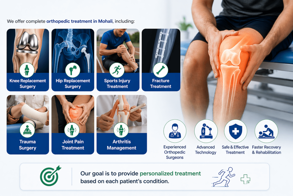 orthopaedic surgery Mohali orthopedic doctor Chandigarh joint treatment Srinagar