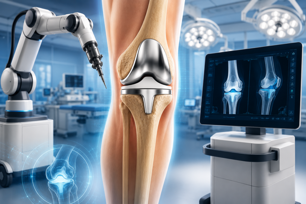 Robotic knee replacement surgery for Yamunanagar patients using advanced minimally invasive orthopedic technology