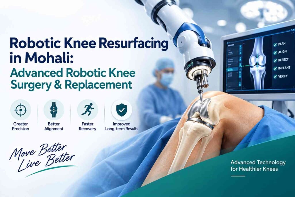 Robotic Knee Resurfacing in Mohali: Advanced Robotic Knee Surgery & Replacement